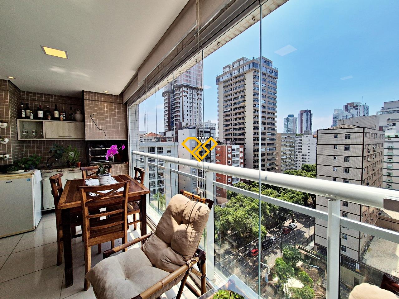 Apartamento à venda no José Menino: Varanda