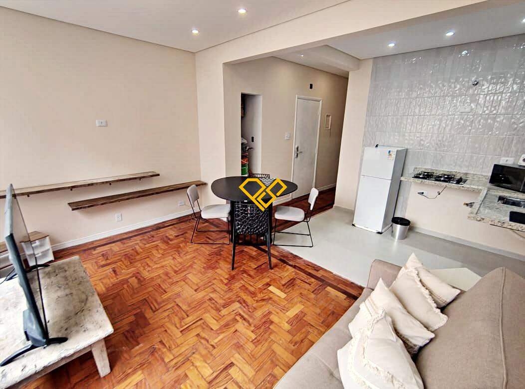 Apartamento à venda no Boqueirão: Sala e cozinha integrada