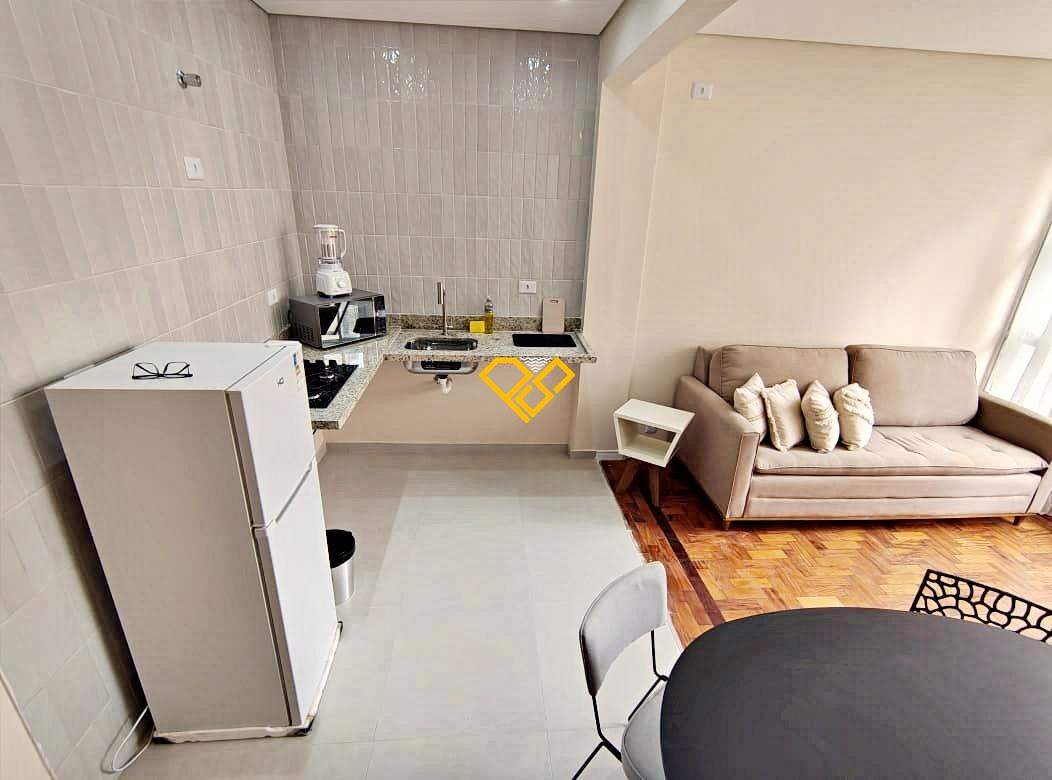 Apartamento à venda no Boqueirão: Sala e cozinha integrada