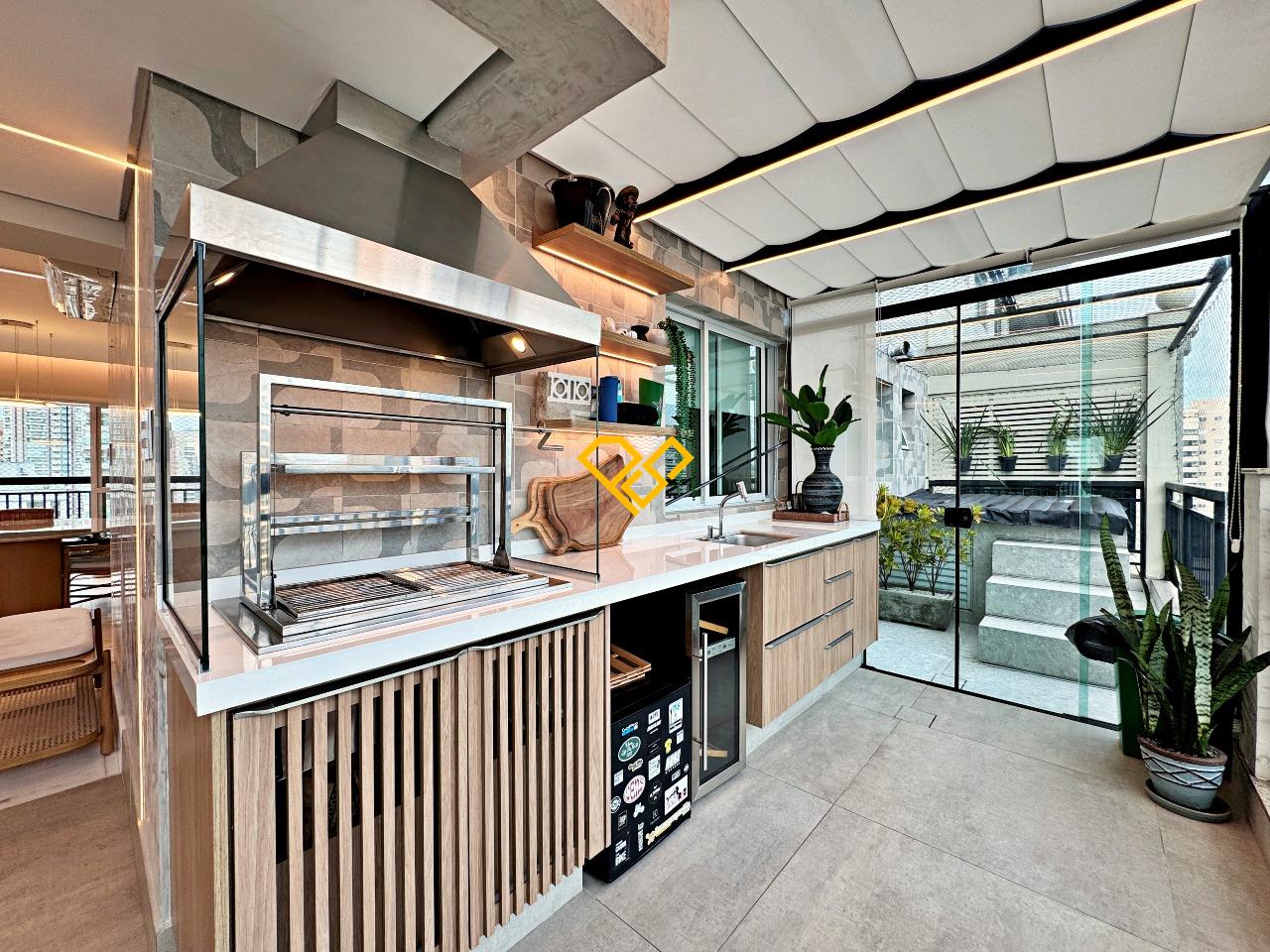 Garden à venda no Embaré: Varanda Gourmet