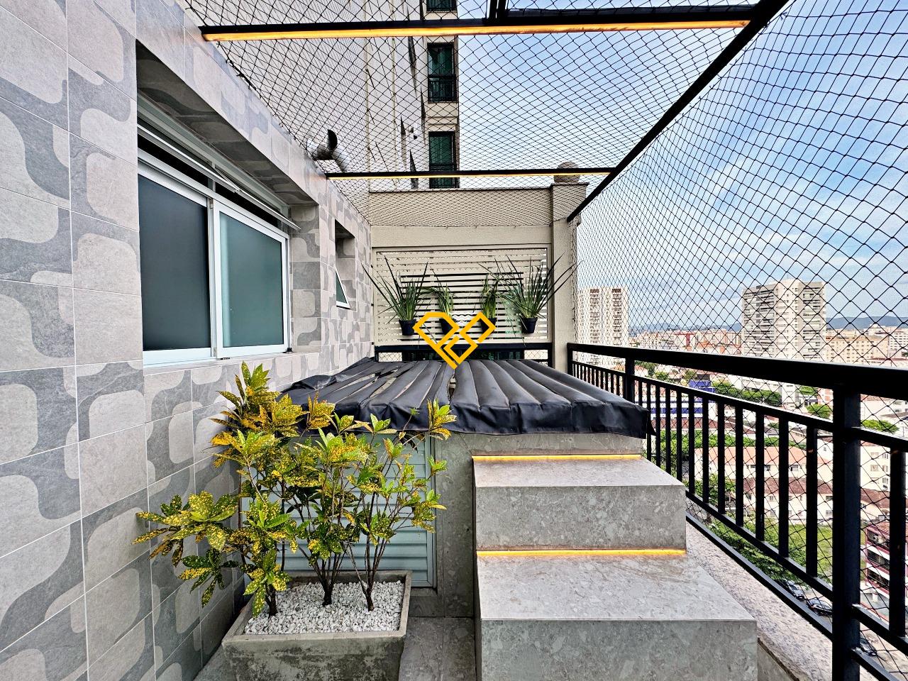 Garden à venda no Embaré: Hidromassagem