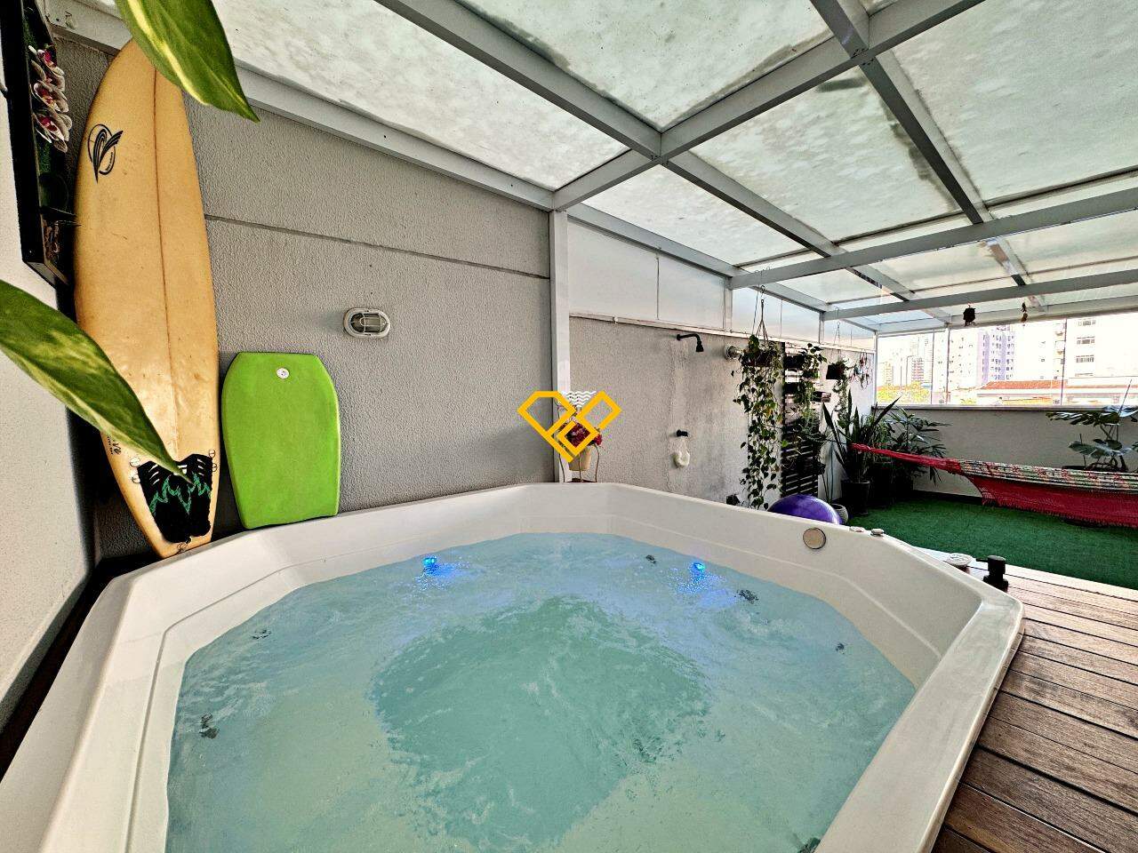 Garden à venda no Campo Grande: Área garden - jacuzzi