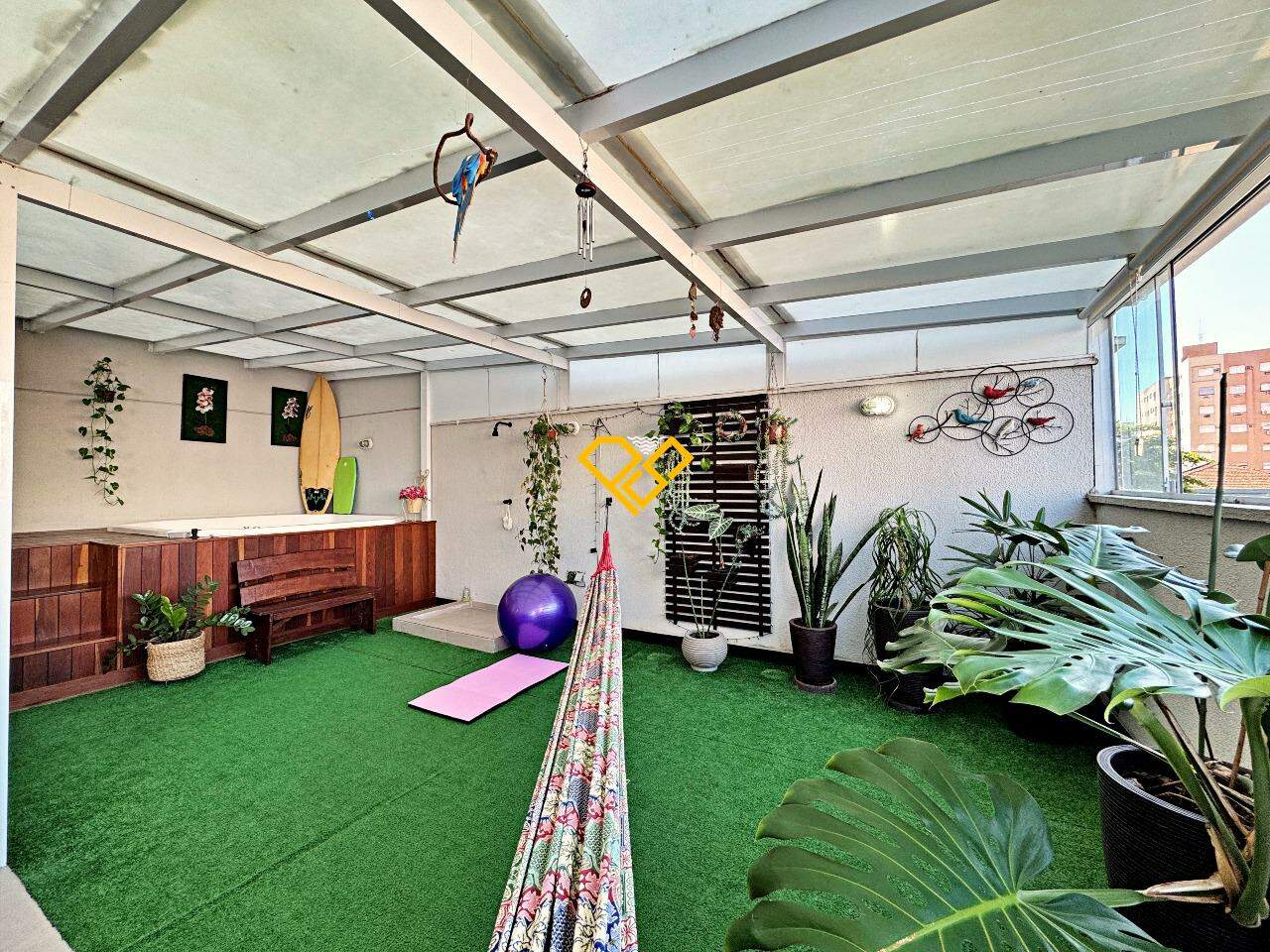 Garden à venda no Campo Grande: Área garden 