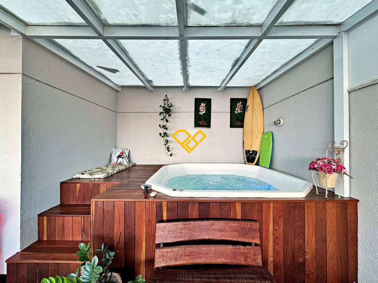 Garden à venda no Campo Grande: Área garden - jacuzzi