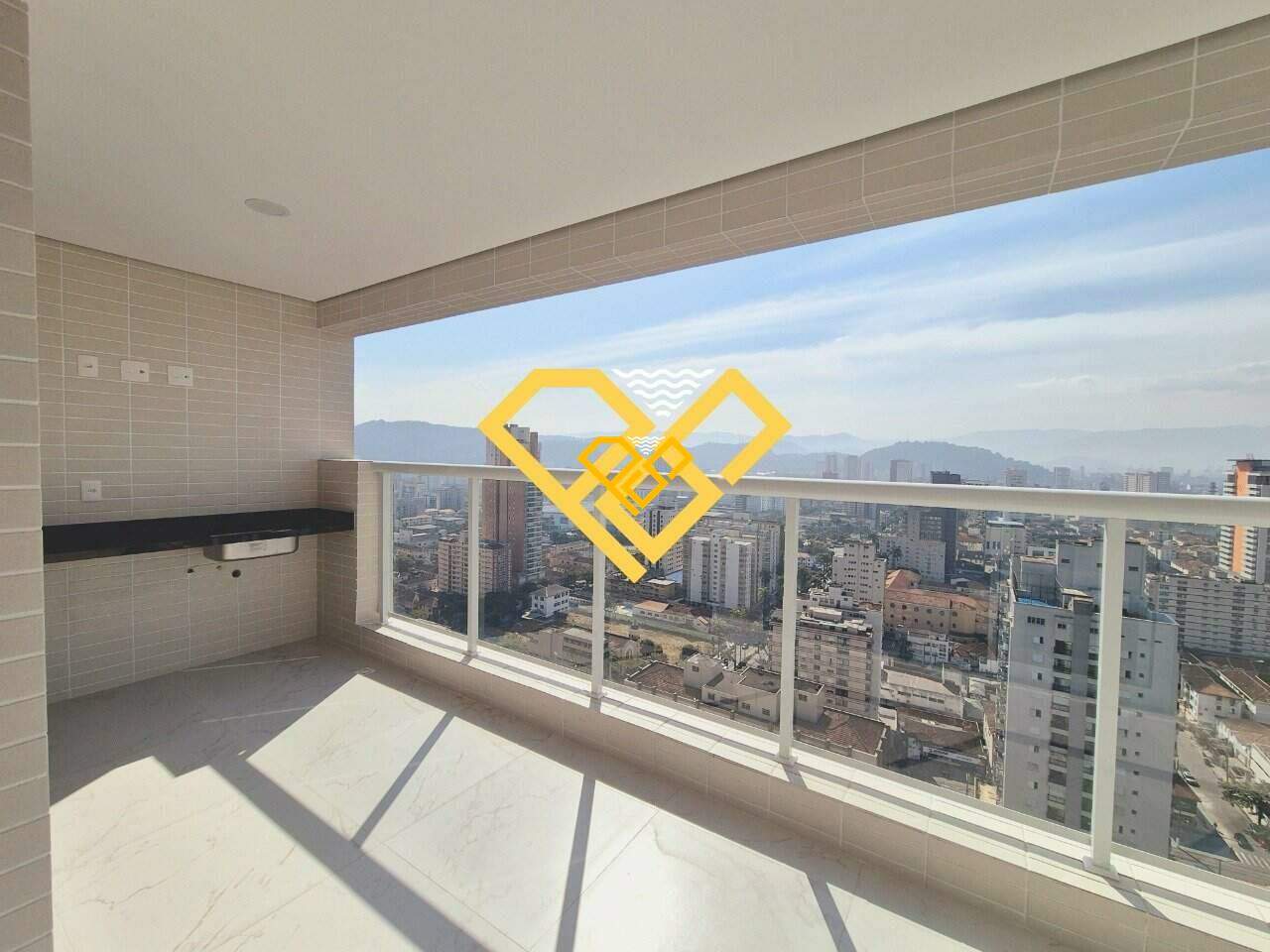 Apartamento à venda no Gonzaga: Varanda