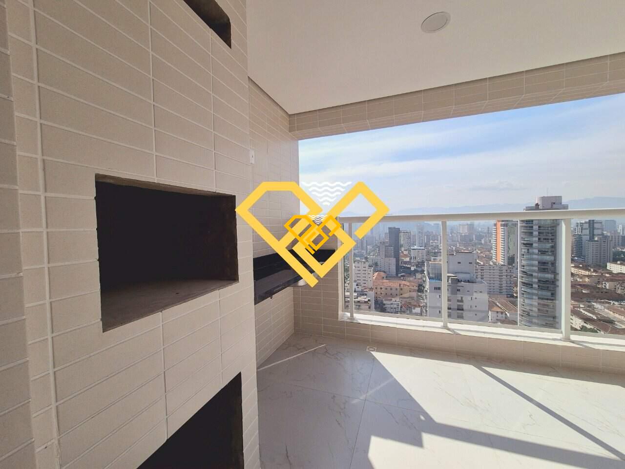 Apartamento à venda no Gonzaga: Churrasqueira elétrica