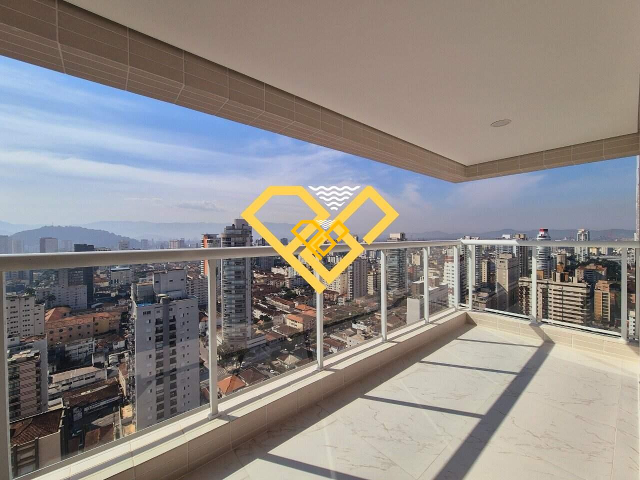 Apartamento à venda no Gonzaga: Varanda e vista