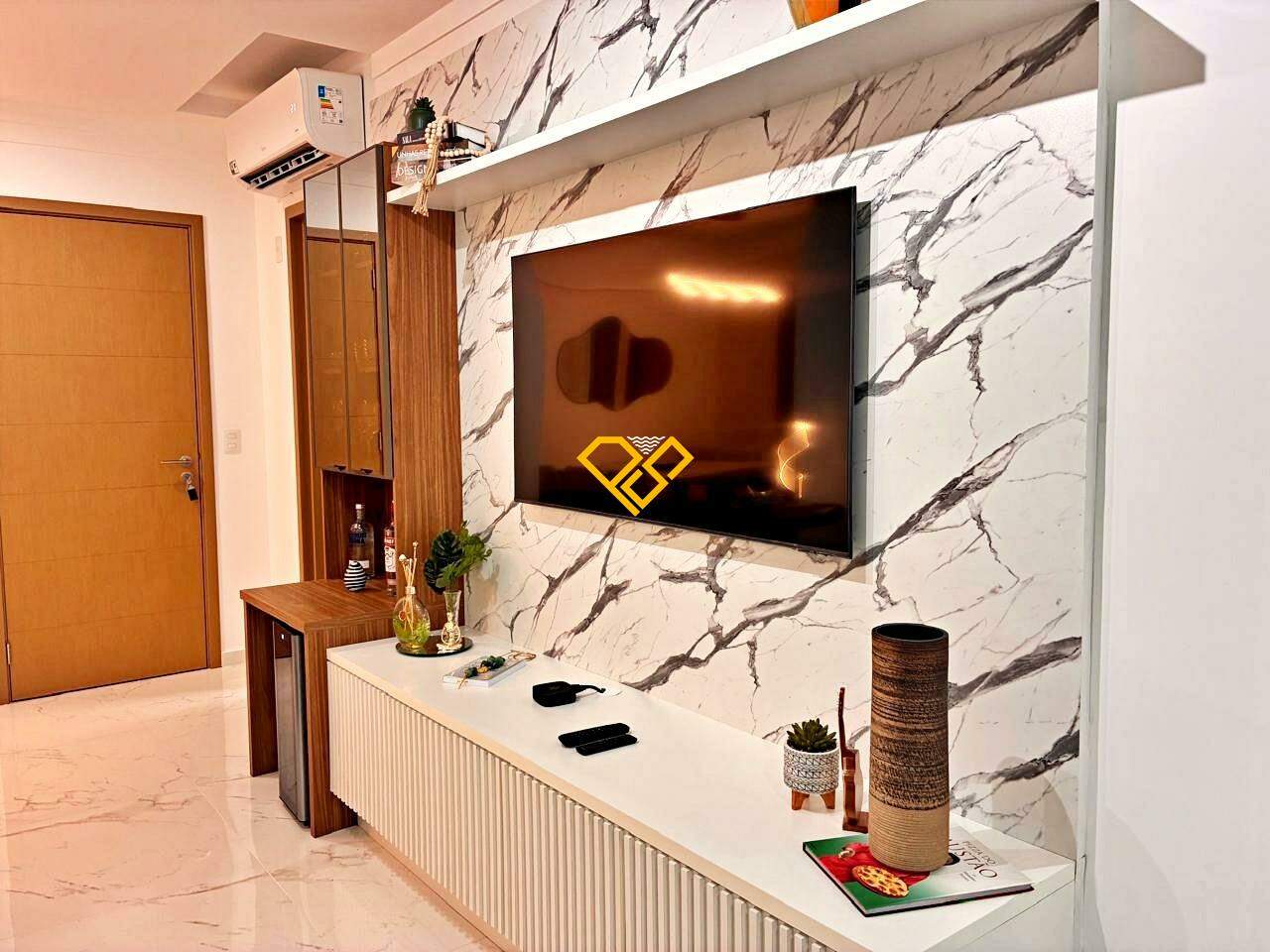Apartamento à venda no Gonzaga: Sala