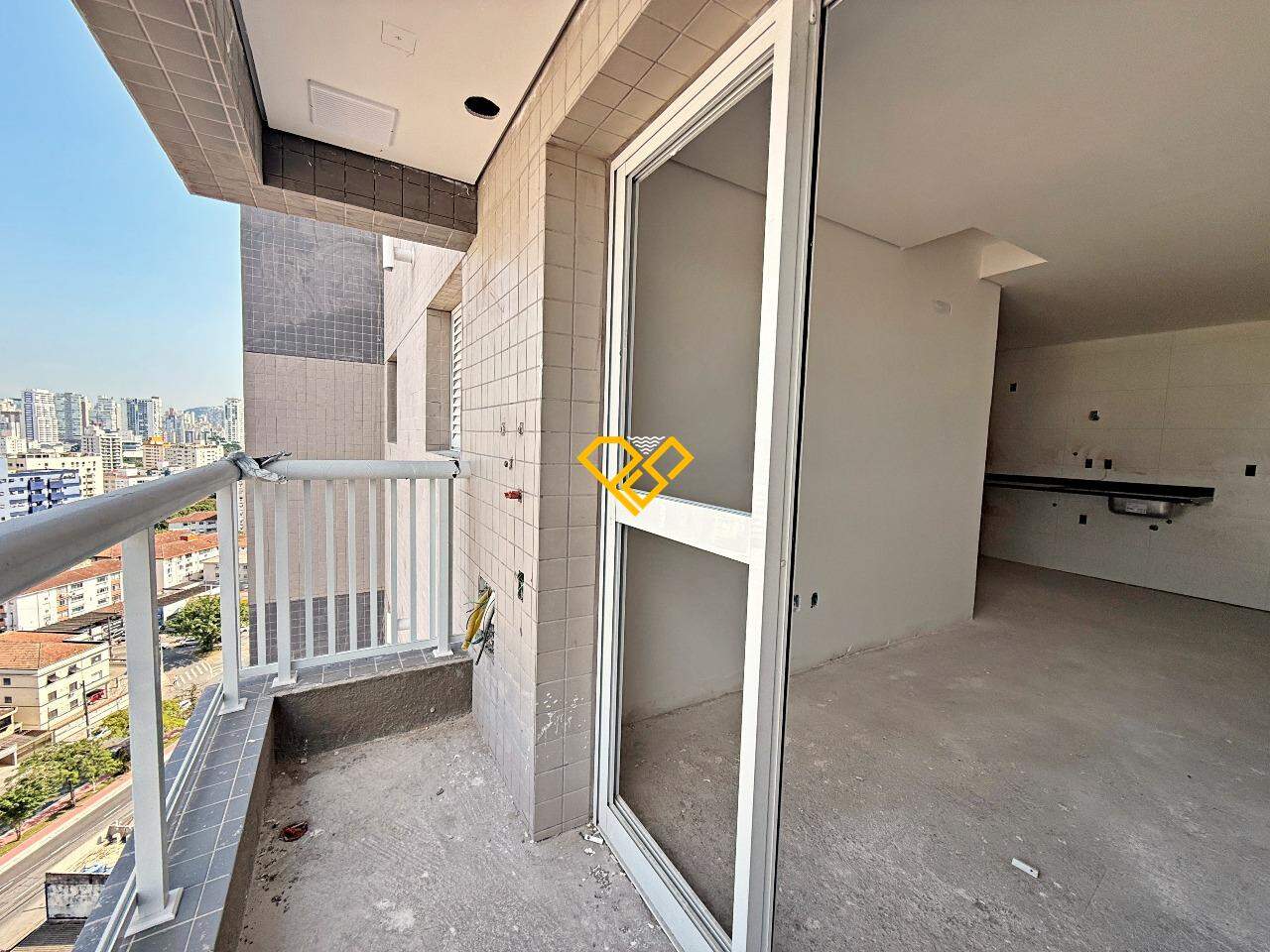 Apartamento à venda no Macuco: Varanda