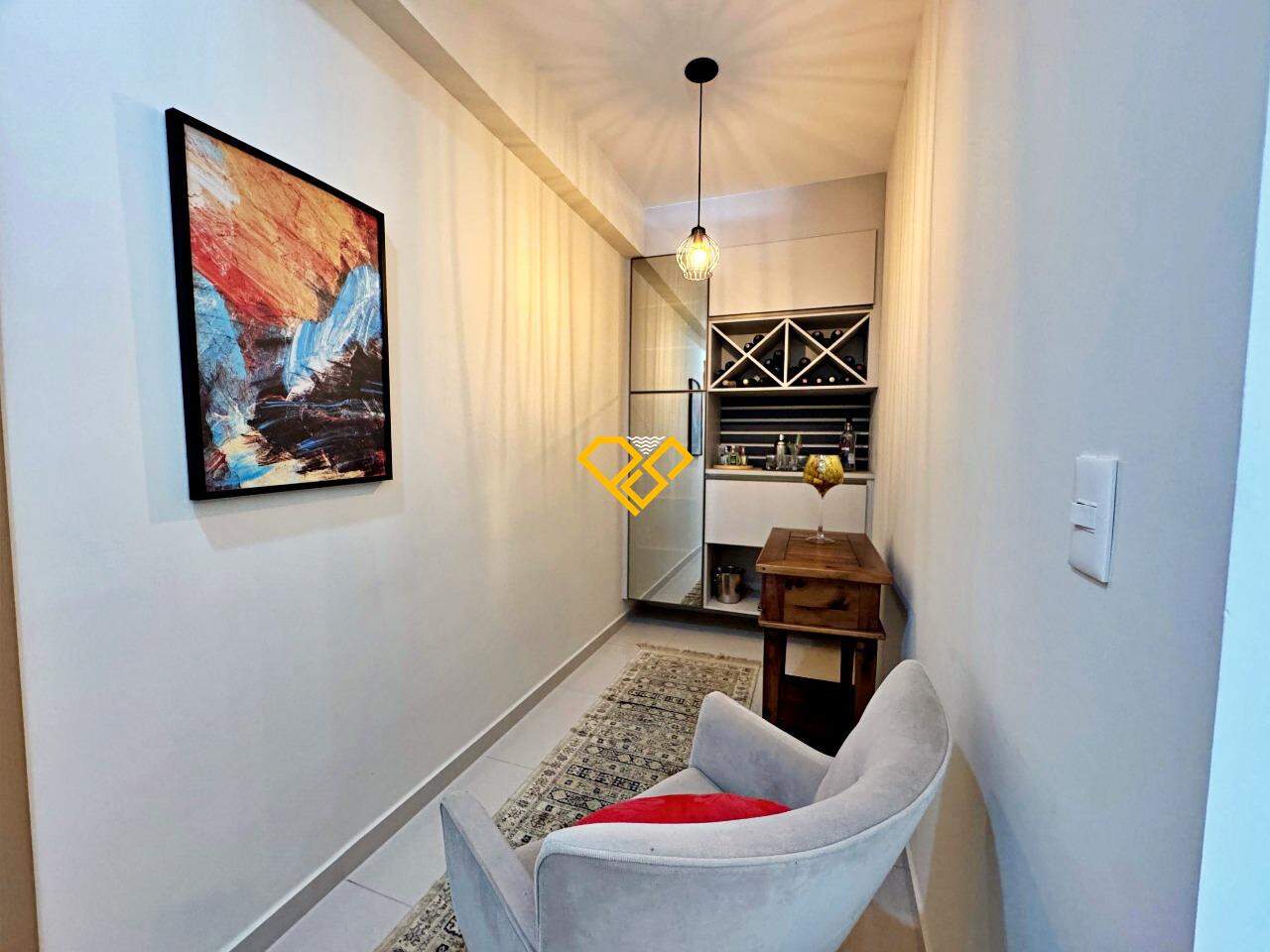 Apartamento à venda no Gonzaga: Varanda