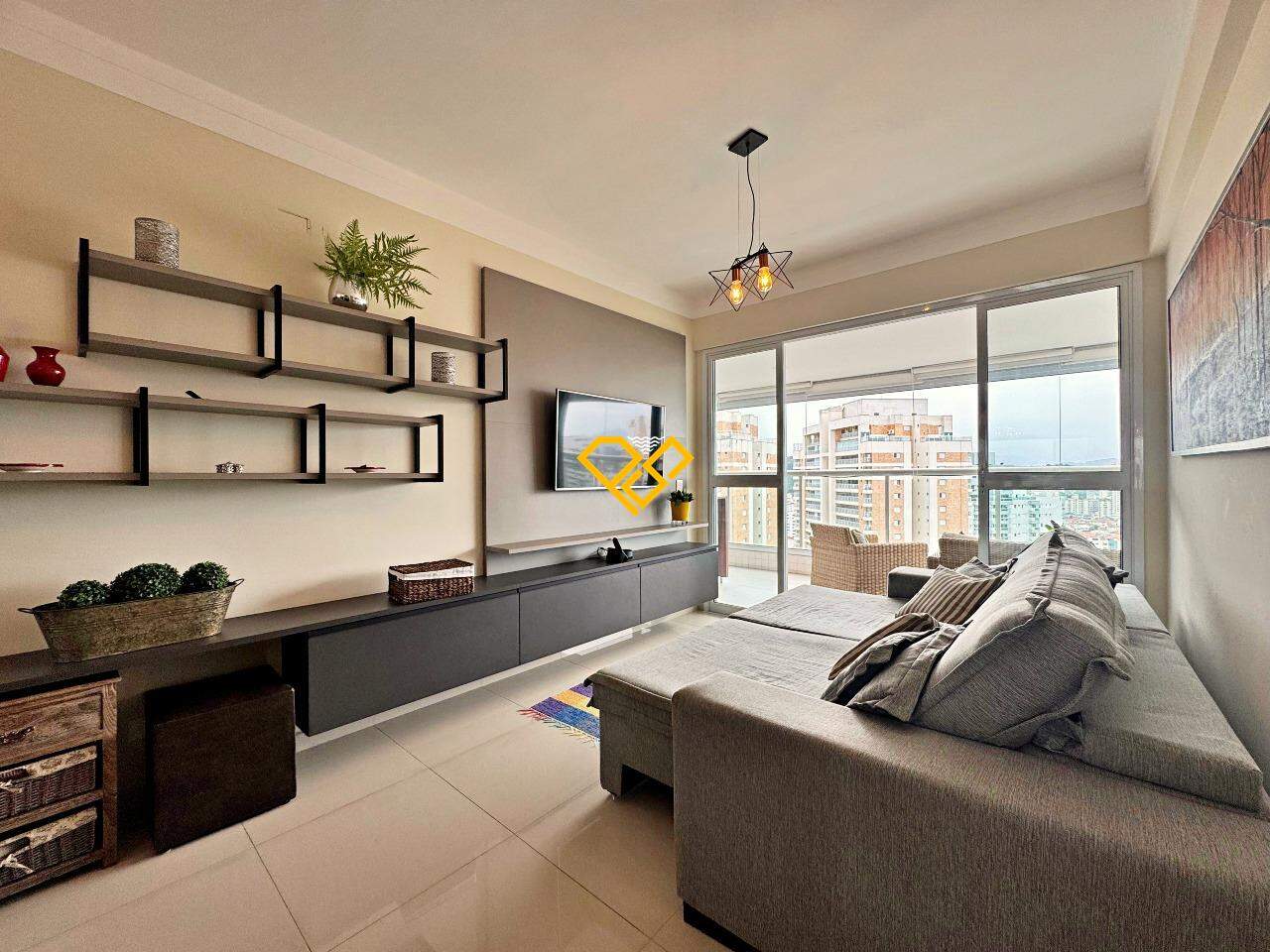Apartamento à venda no Gonzaga: Varanda