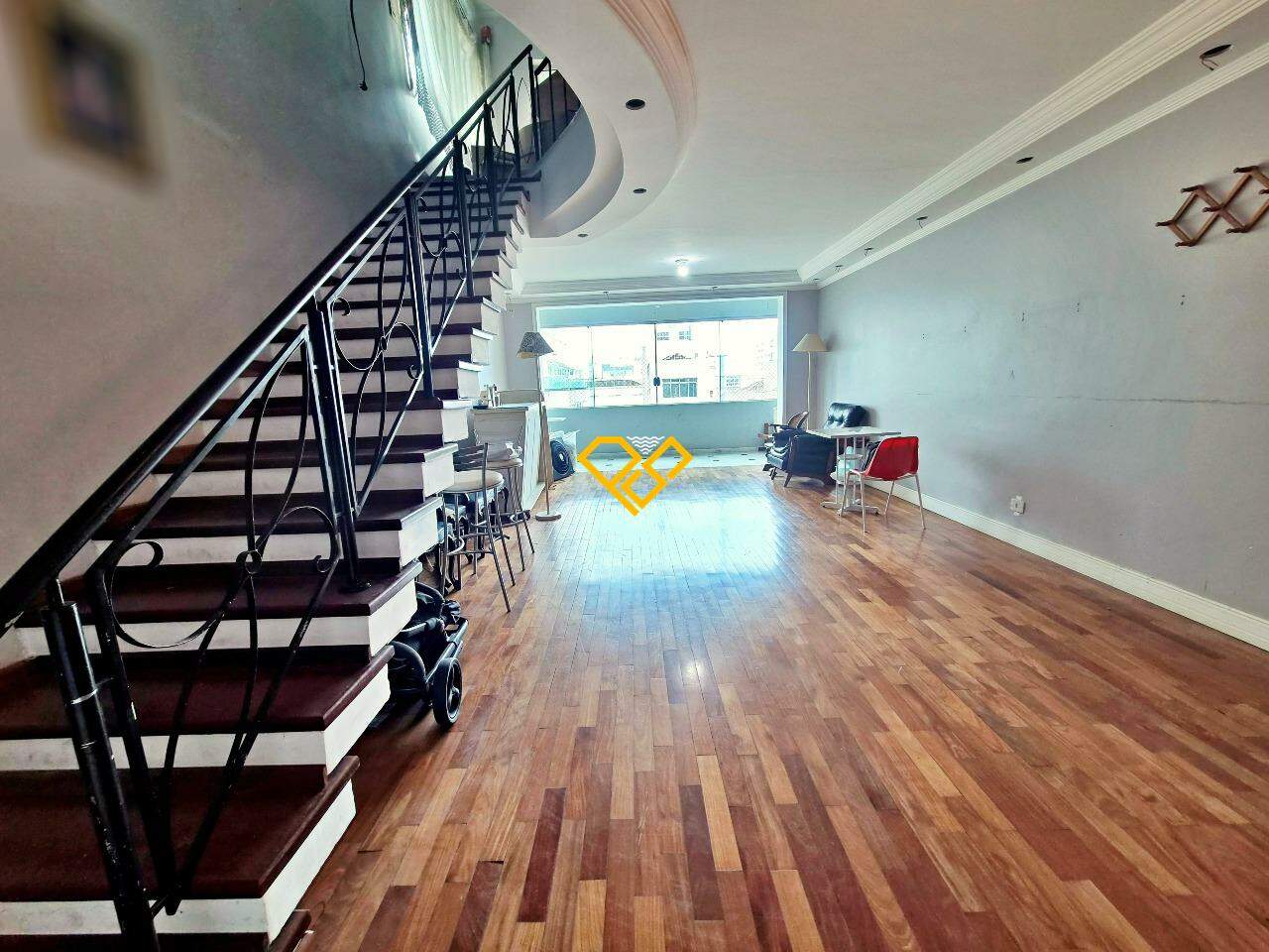 Apartamento à venda no Gonzaga: Sala 1° andar
