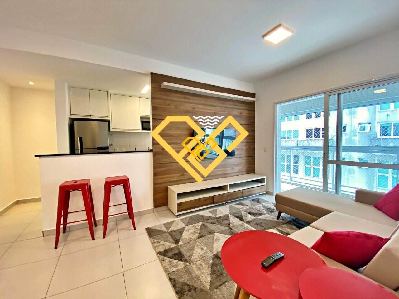 Apartamento à venda no Gonzaga: Sala
