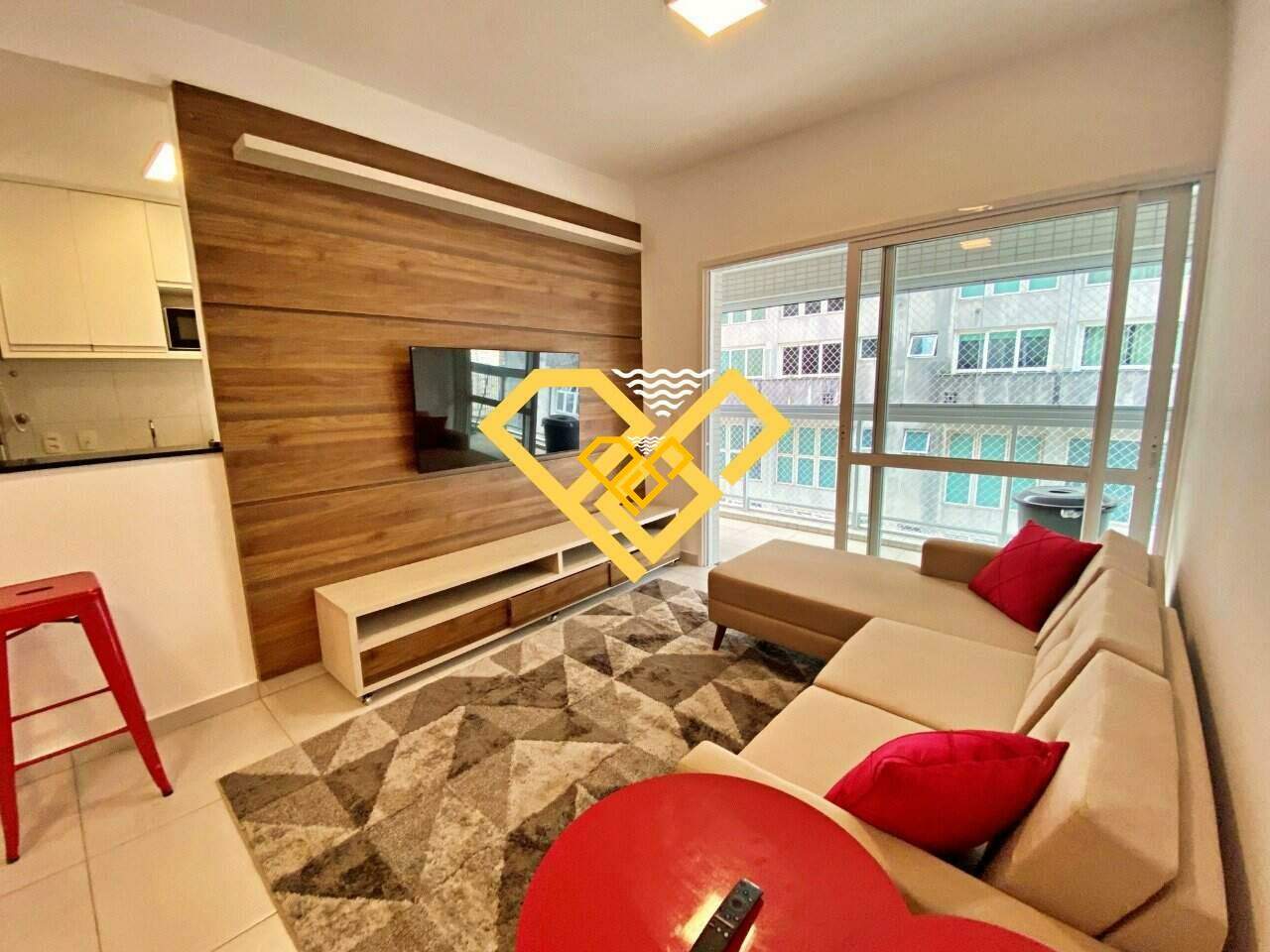 Apartamento à venda no Gonzaga: Sala