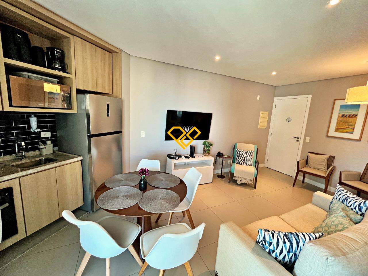 Apartamento à venda no Pompéia: Sala e cozinha