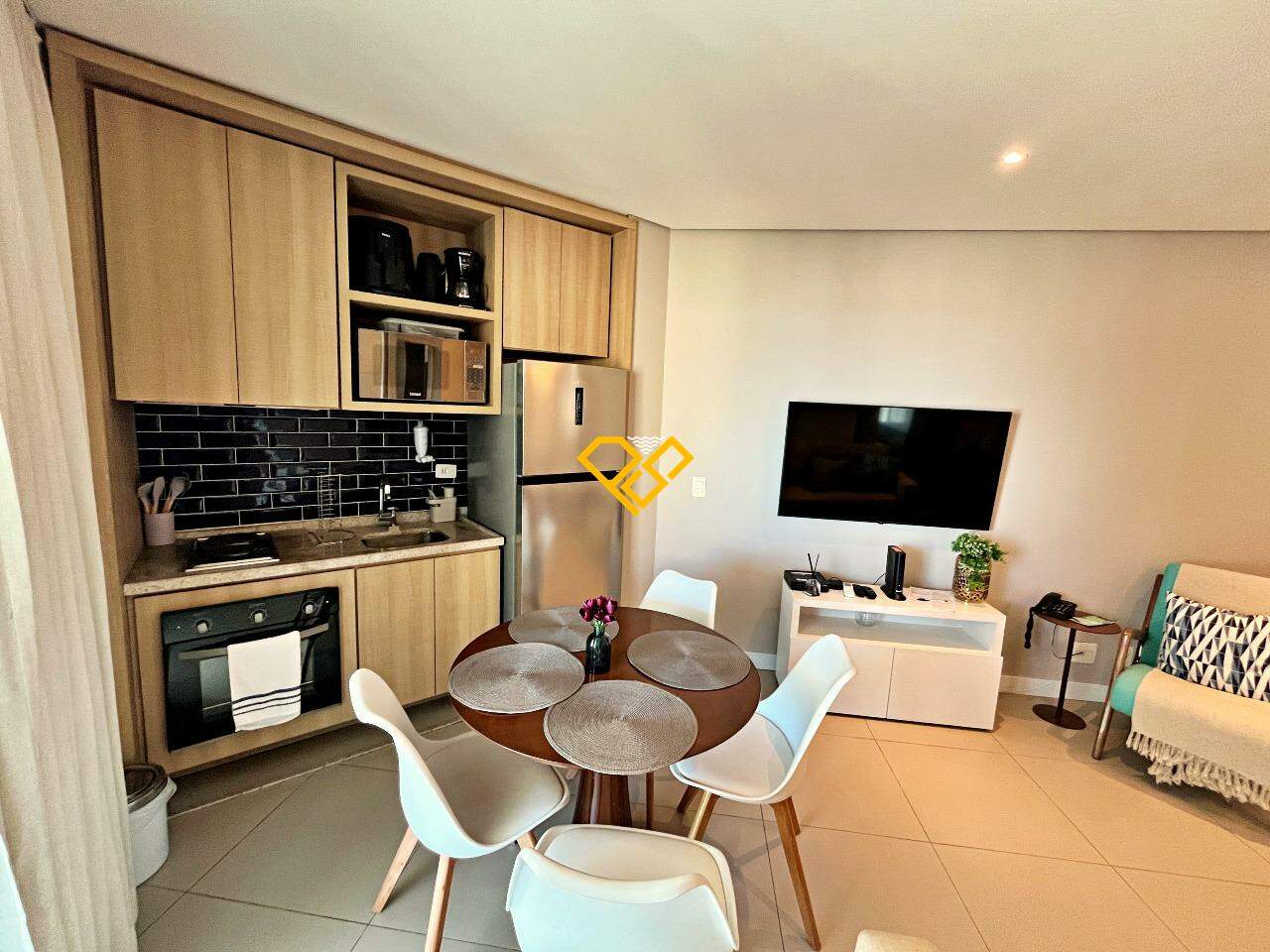 Apartamento à venda no Pompéia: Sala e cozinha