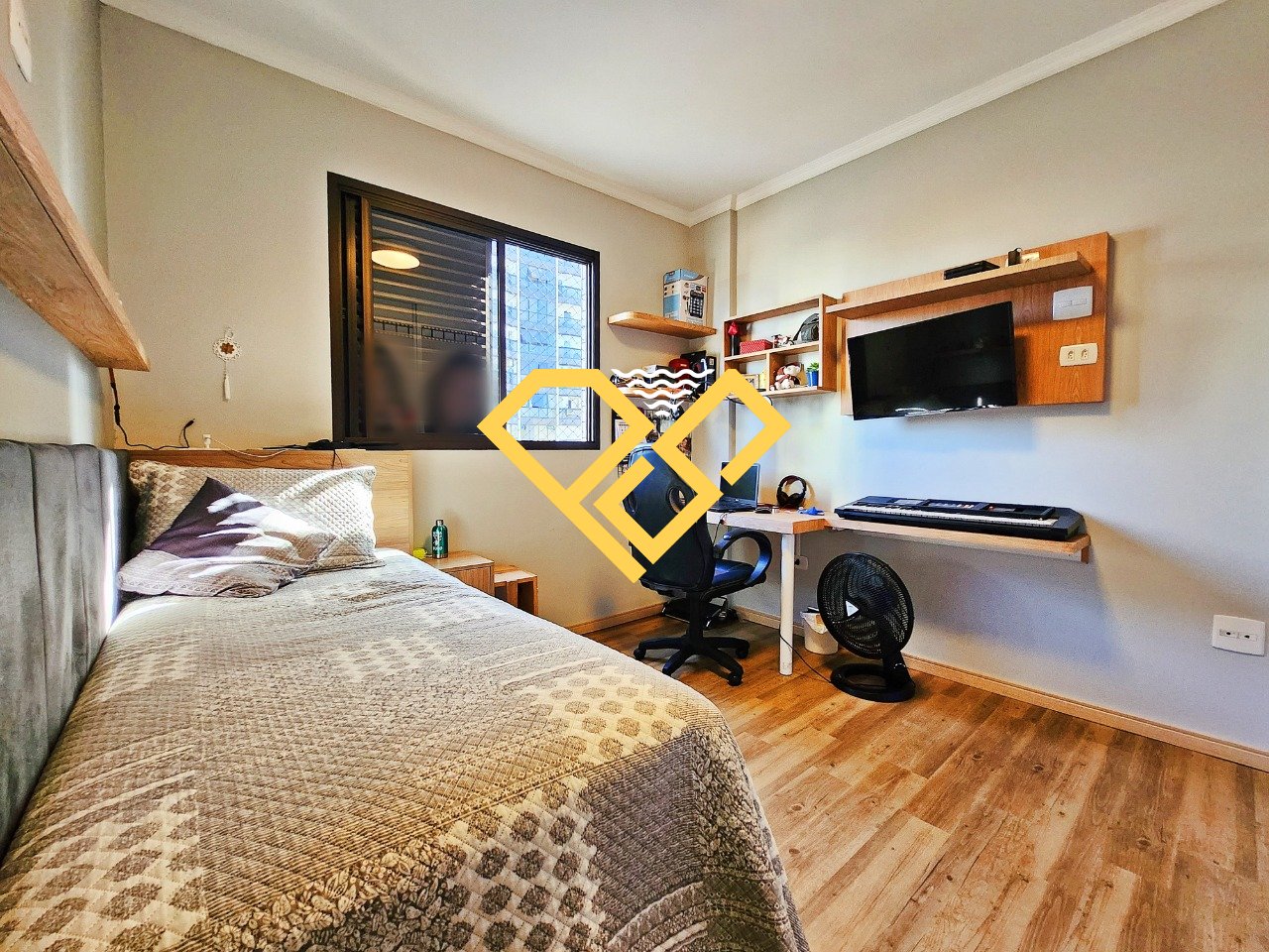 Apartamento à venda no Embaré: DORMITÓRIO 1 - SUÍTE