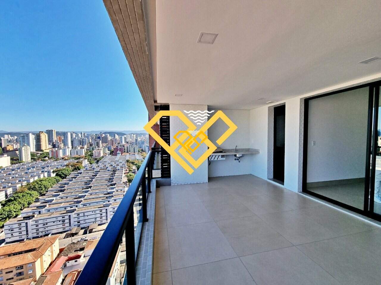 Apartamento à venda no Aparecida: Varanda