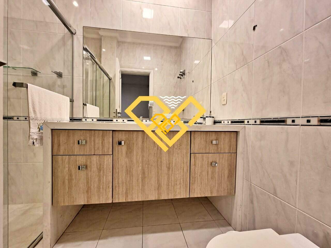 Apartamento à venda no Gonzaga: wc suíte 3