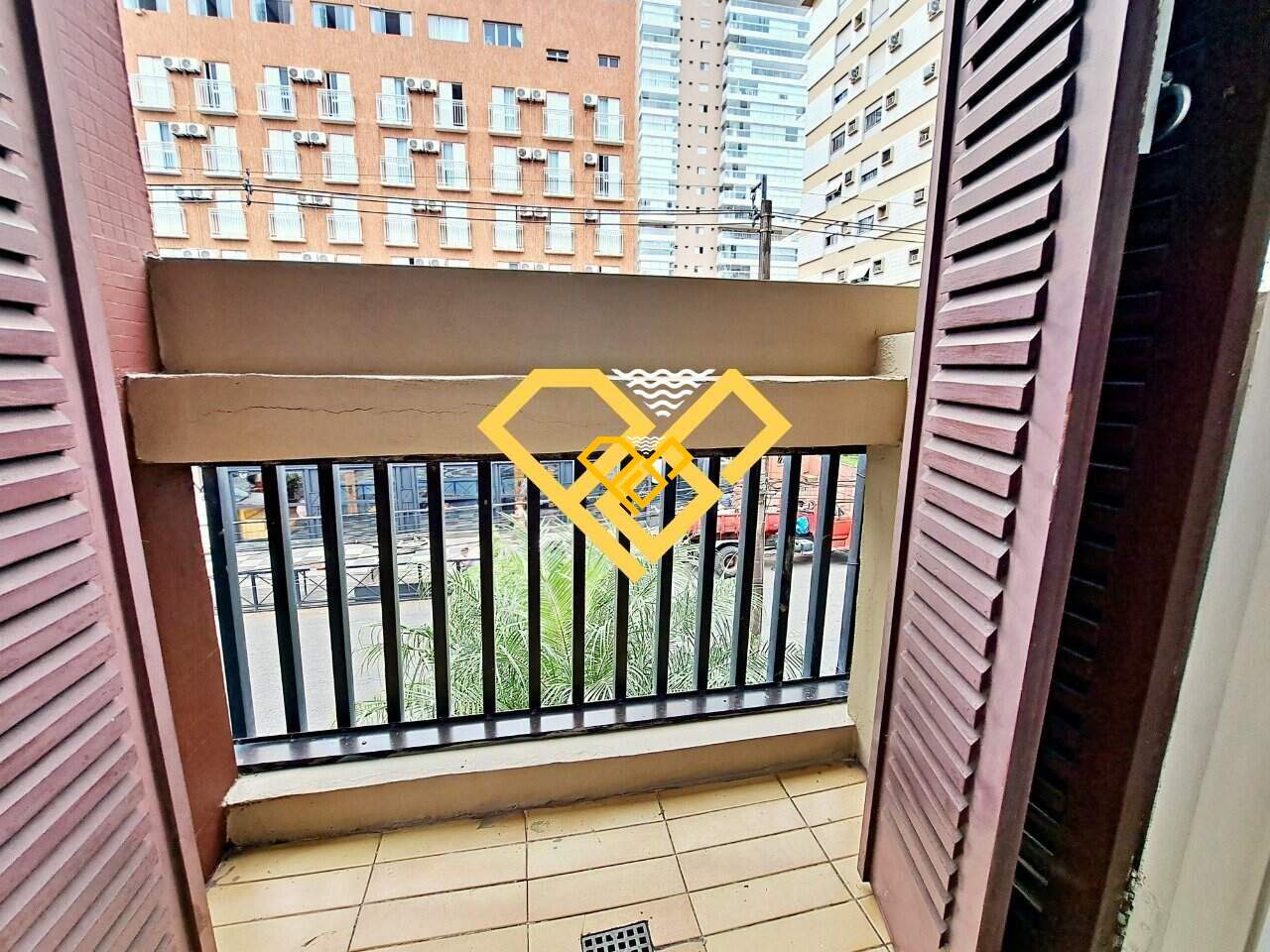 Apartamento à venda no Gonzaga: Varanda da suíte