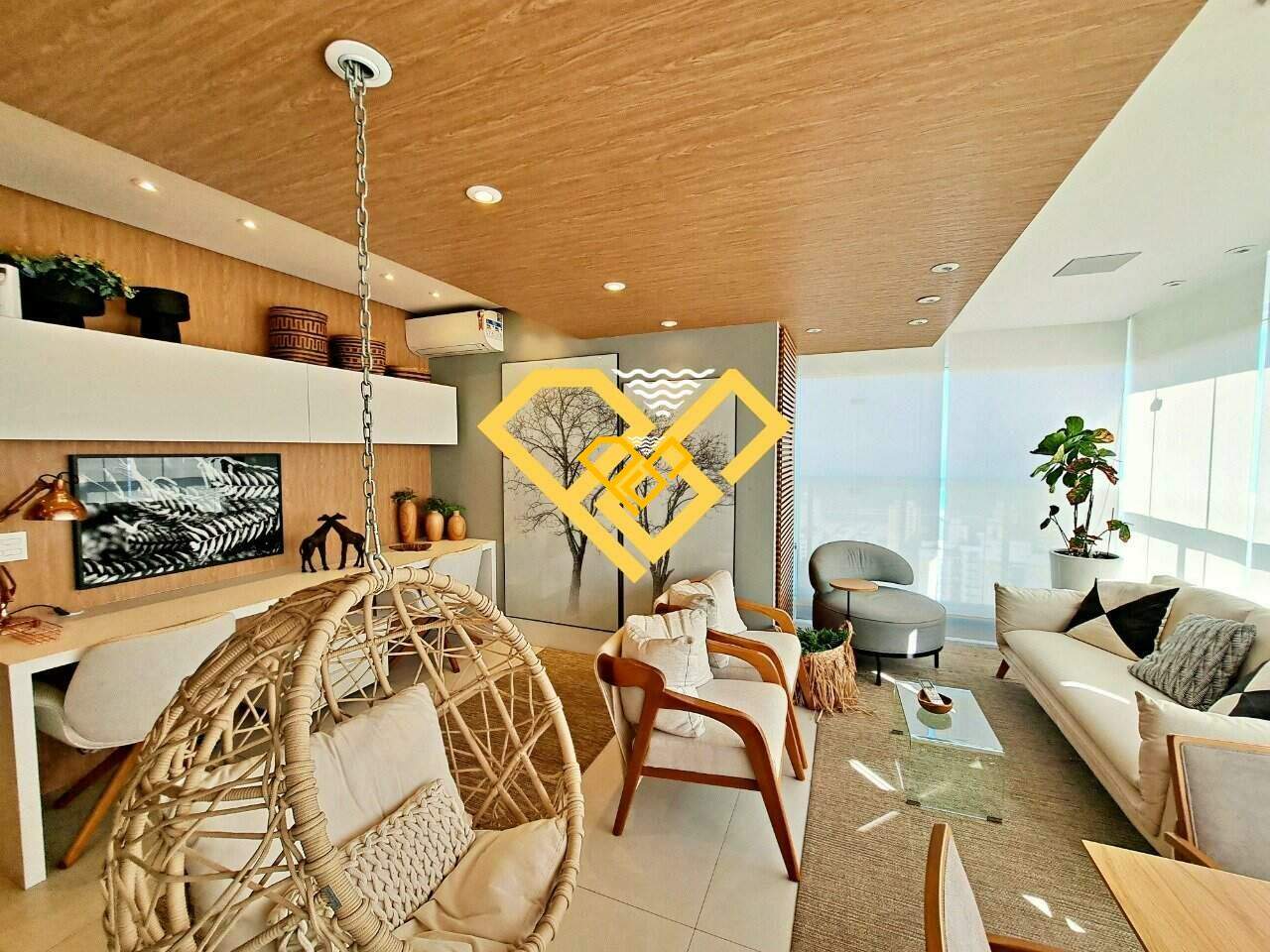 Apartamento à venda no Gonzaga: Escritório e varanda
