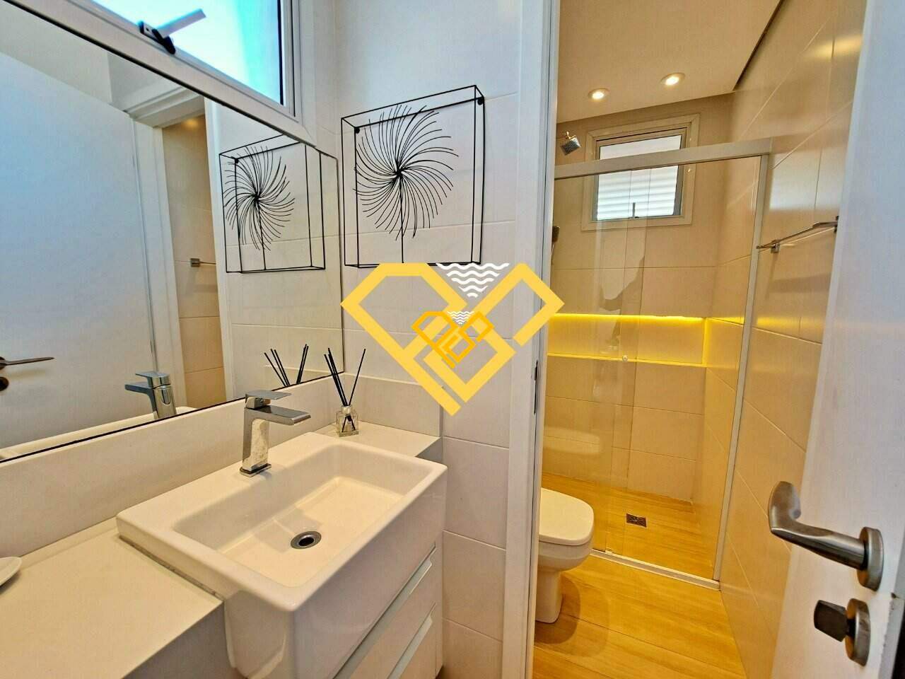 Apartamento à venda no Gonzaga: WC suíte 2