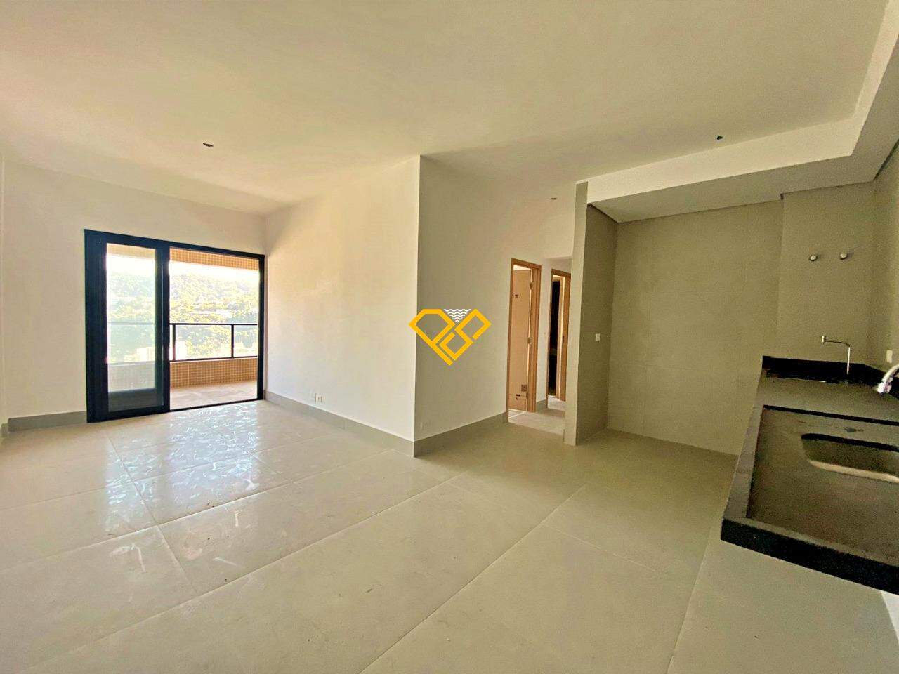 Apartamento à venda no José Menino: Sala e cozinha