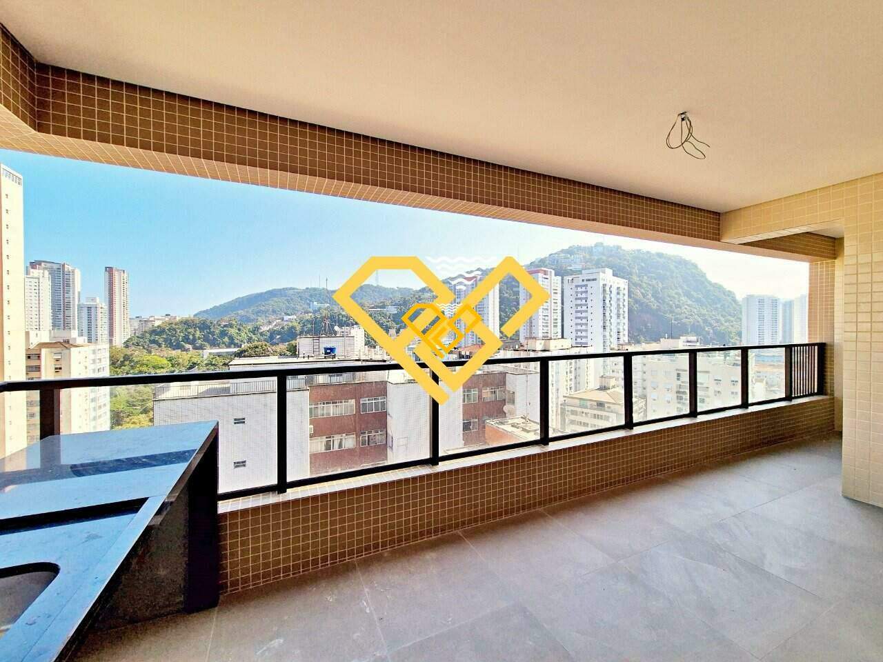 Apartamento à venda no José Menino: Varanda