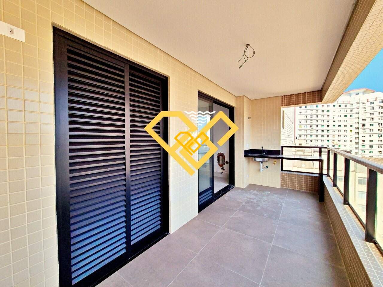 Apartamento à venda no José Menino: Varanda