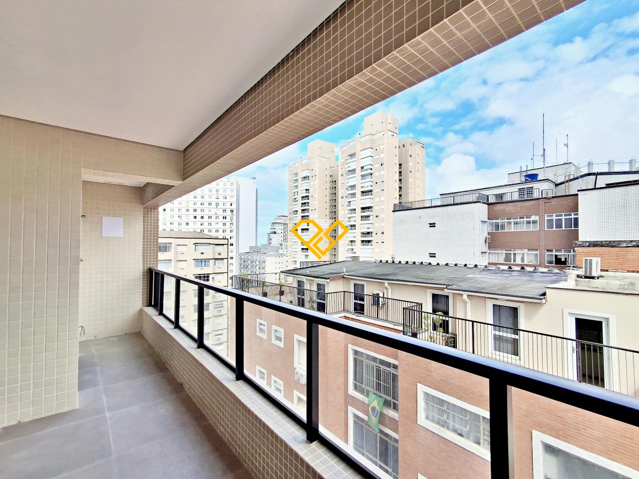 Apartamento à venda no José Menino: Varanda