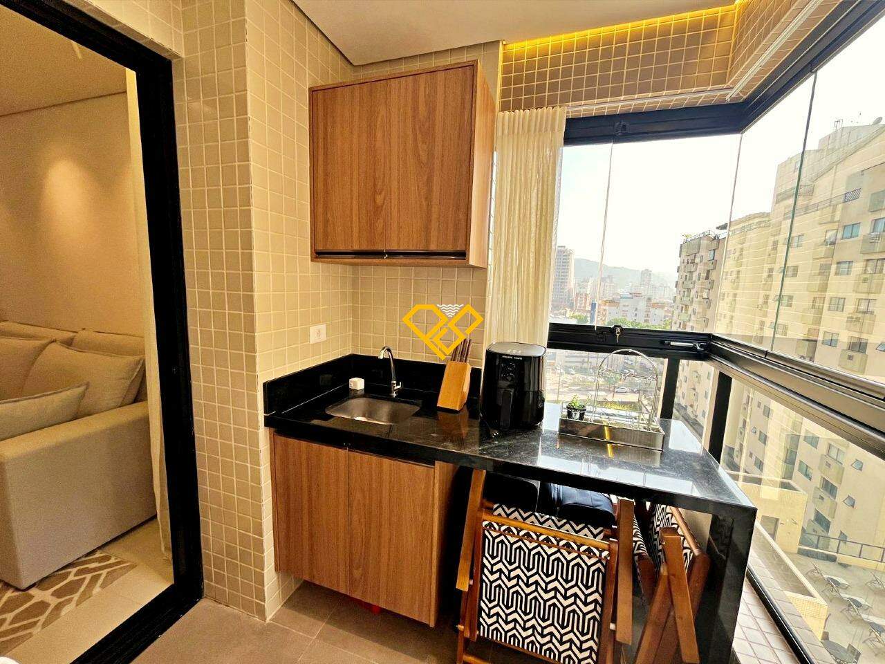 Apartamento à venda no José Menino: Varanda