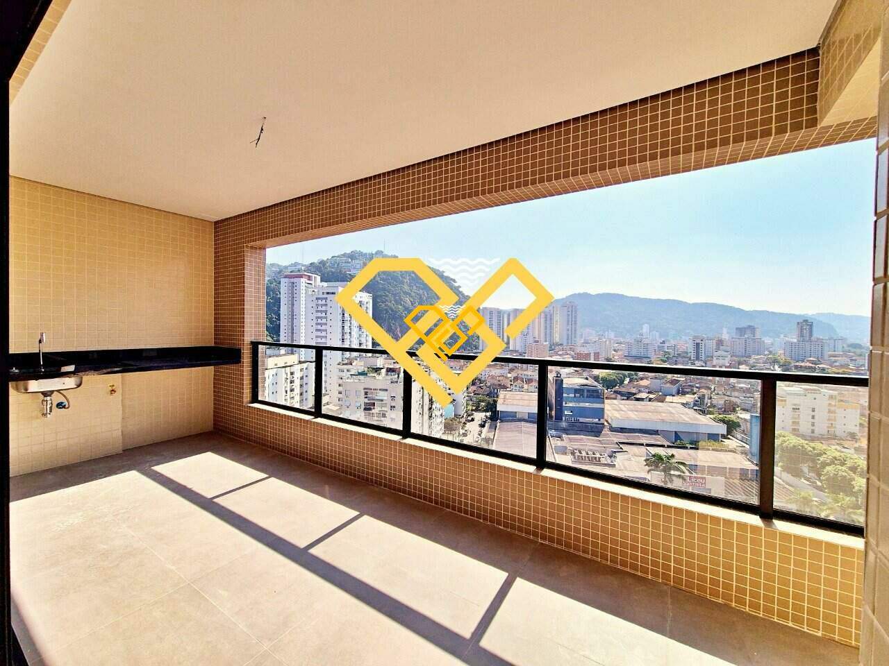 Apartamento à venda no José Menino: Varanda