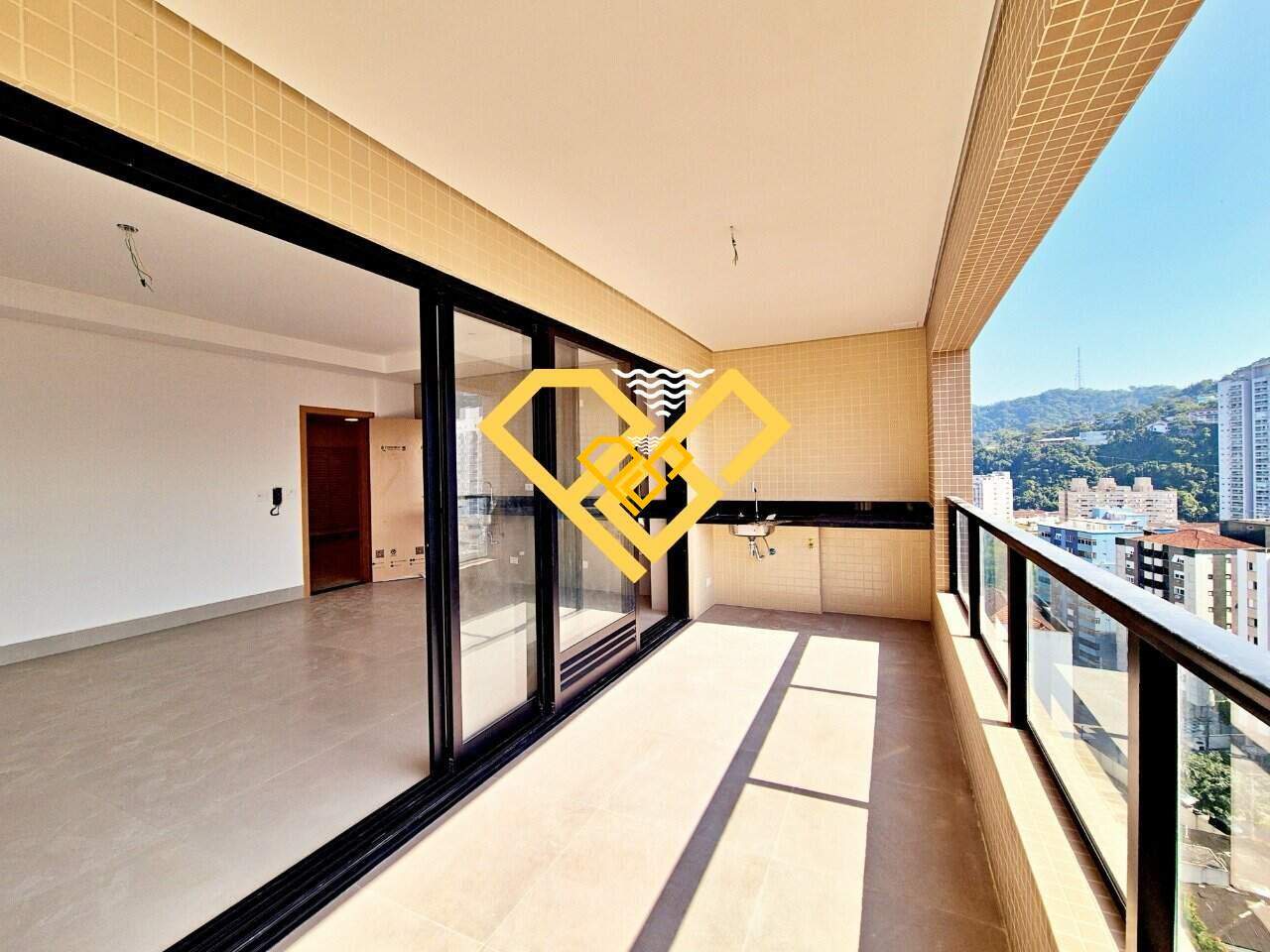 Apartamento à venda no José Menino: Varanda