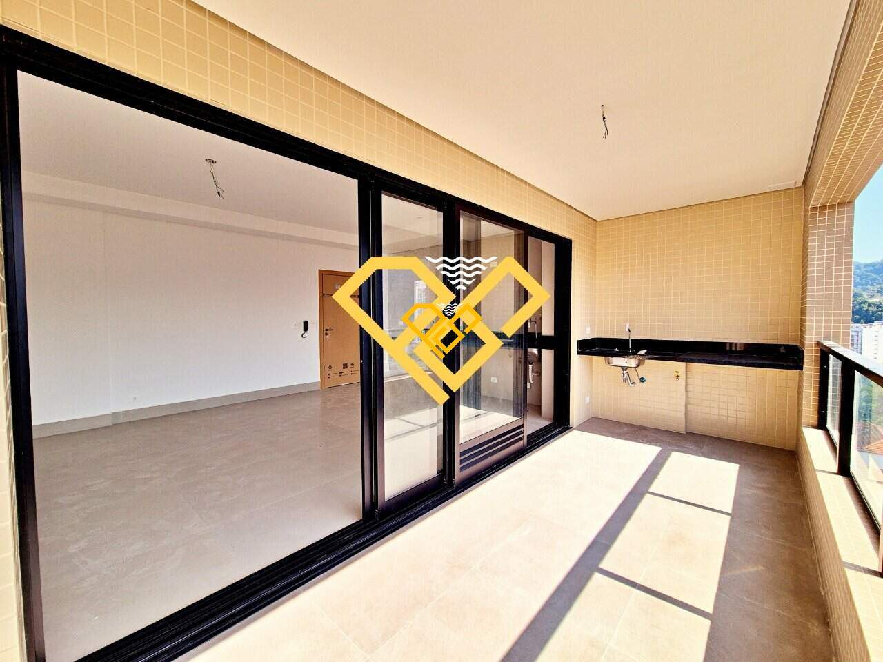 Apartamento à venda no José Menino: Varanda