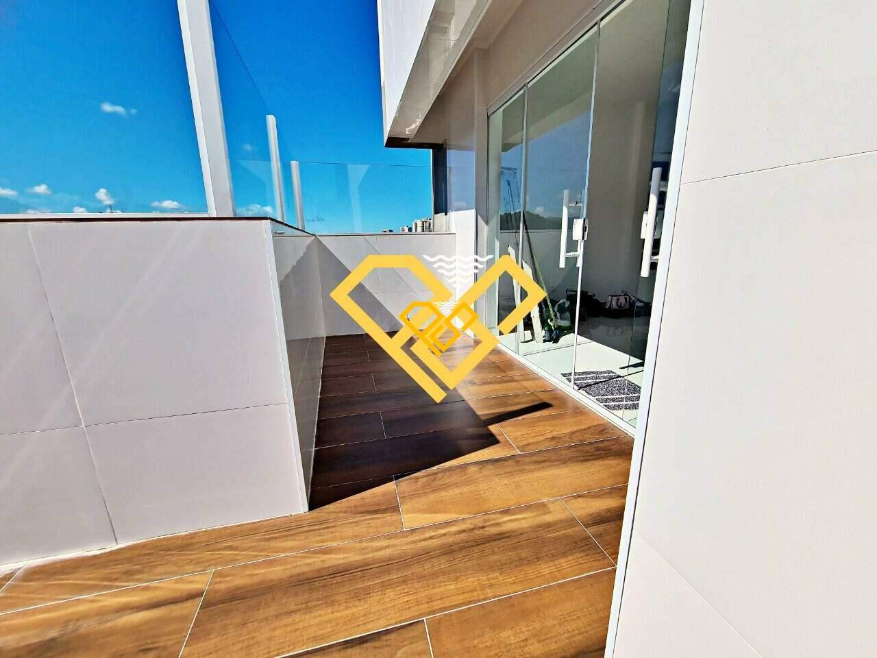 Cobertura à venda no Vila Belmiro: Espaço da área de lazer com instalação para jacuzzi