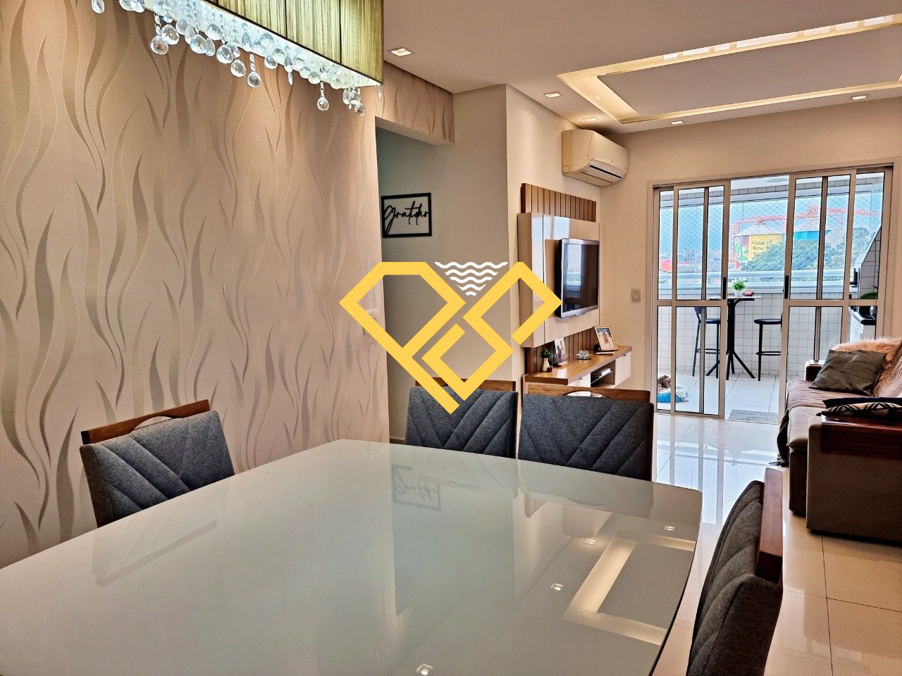 Apartamento à venda no Ponta da Praia: Sala jantar