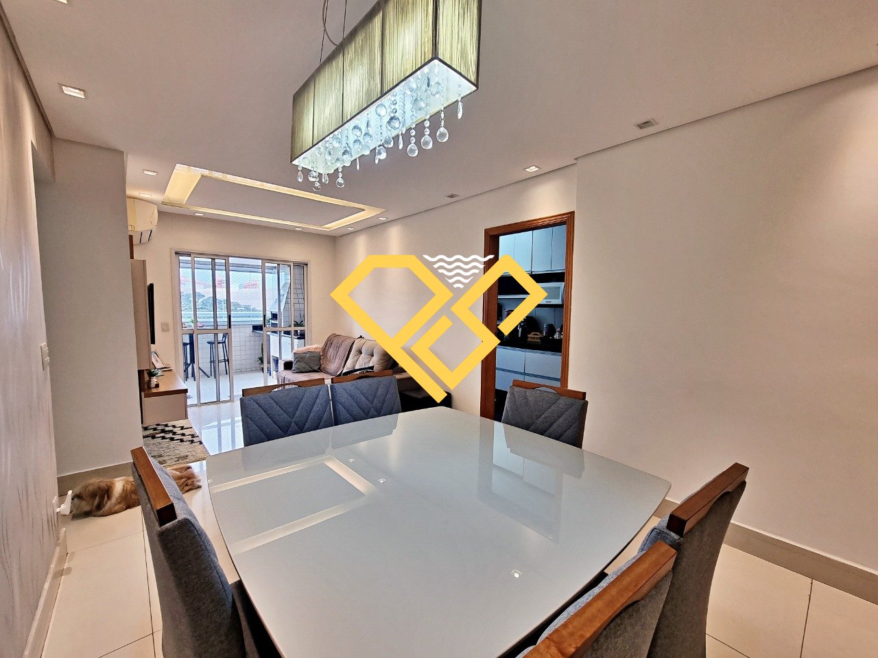 Apartamento à venda no Ponta da Praia: Sala jantar