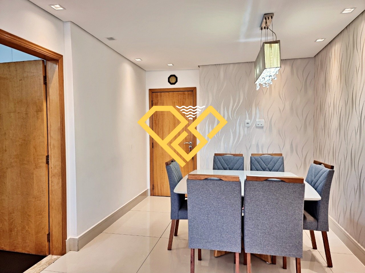 Apartamento à venda no Ponta da Praia: Sala jantar