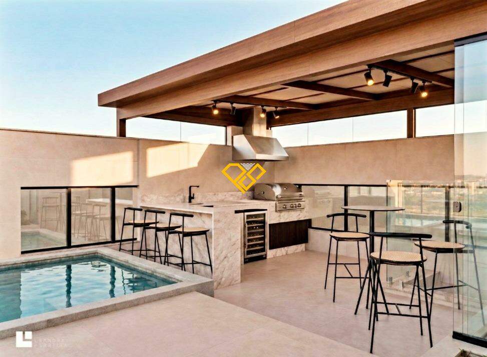 Cobertura à venda no Aparecida: Piscina e área gourmet