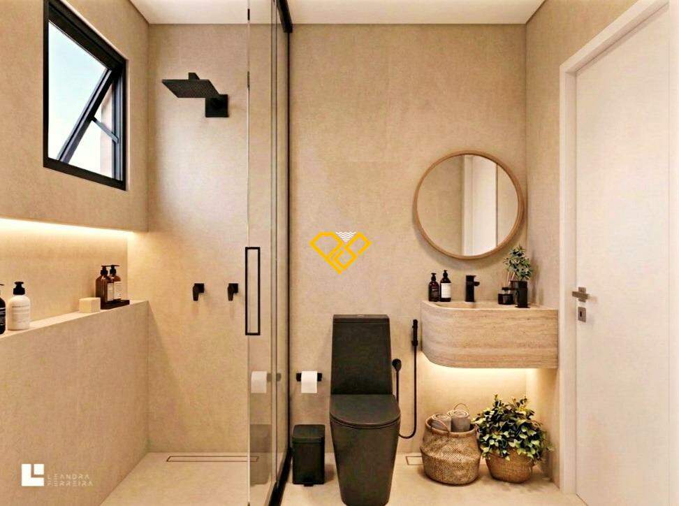 Cobertura à venda no Aparecida: Lavabo