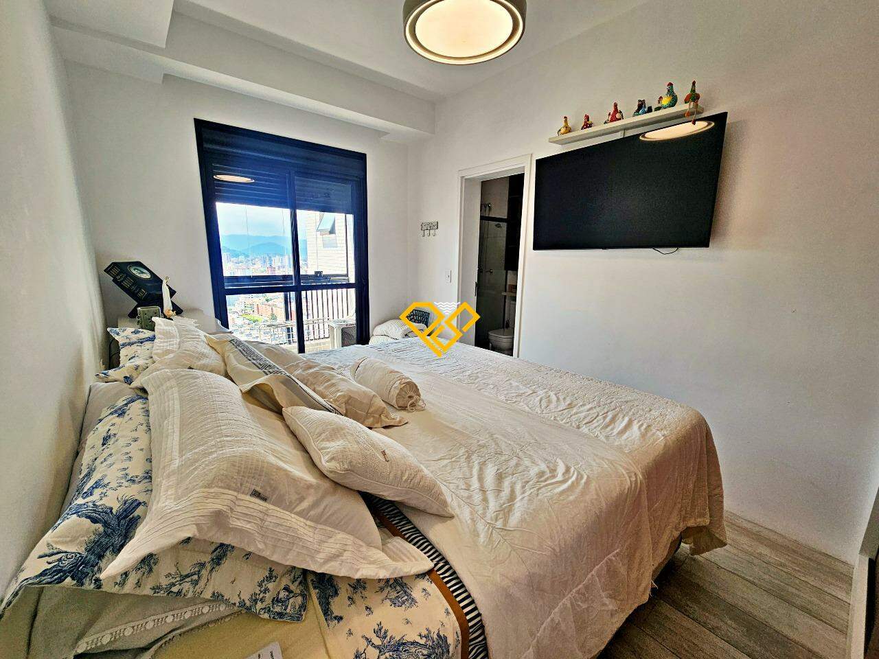 Apartamento à venda no Aparecida: Dormitório 1 - Suíte