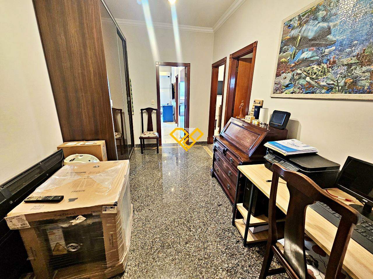 Apartamento à venda no Ponta da Praia: Hall da área íntima
