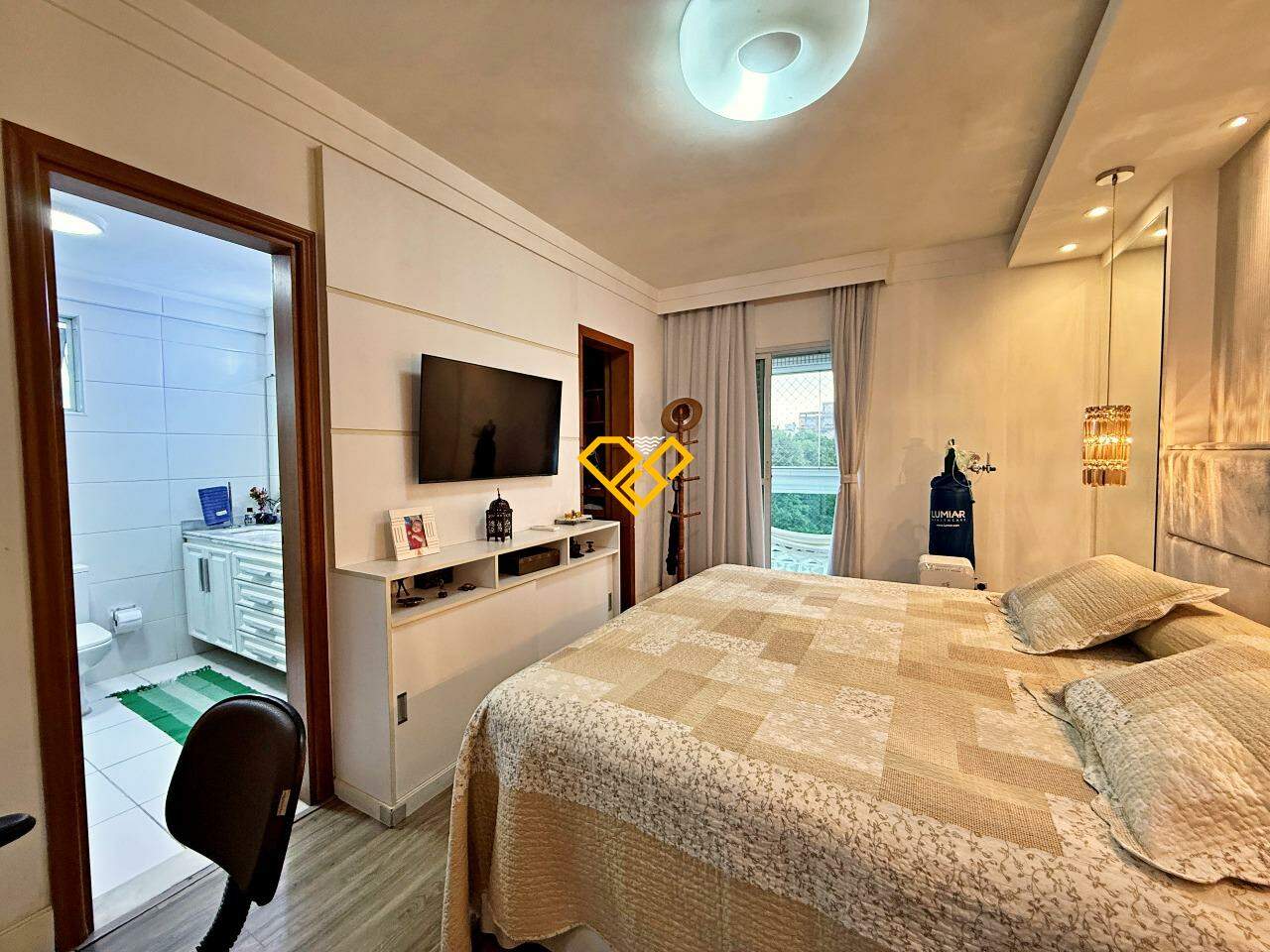 Apartamento à venda no Aparecida: Suíte 1 - master