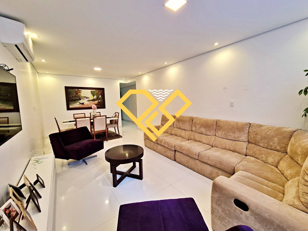 Apartamento à venda no Gonzaga: Sala