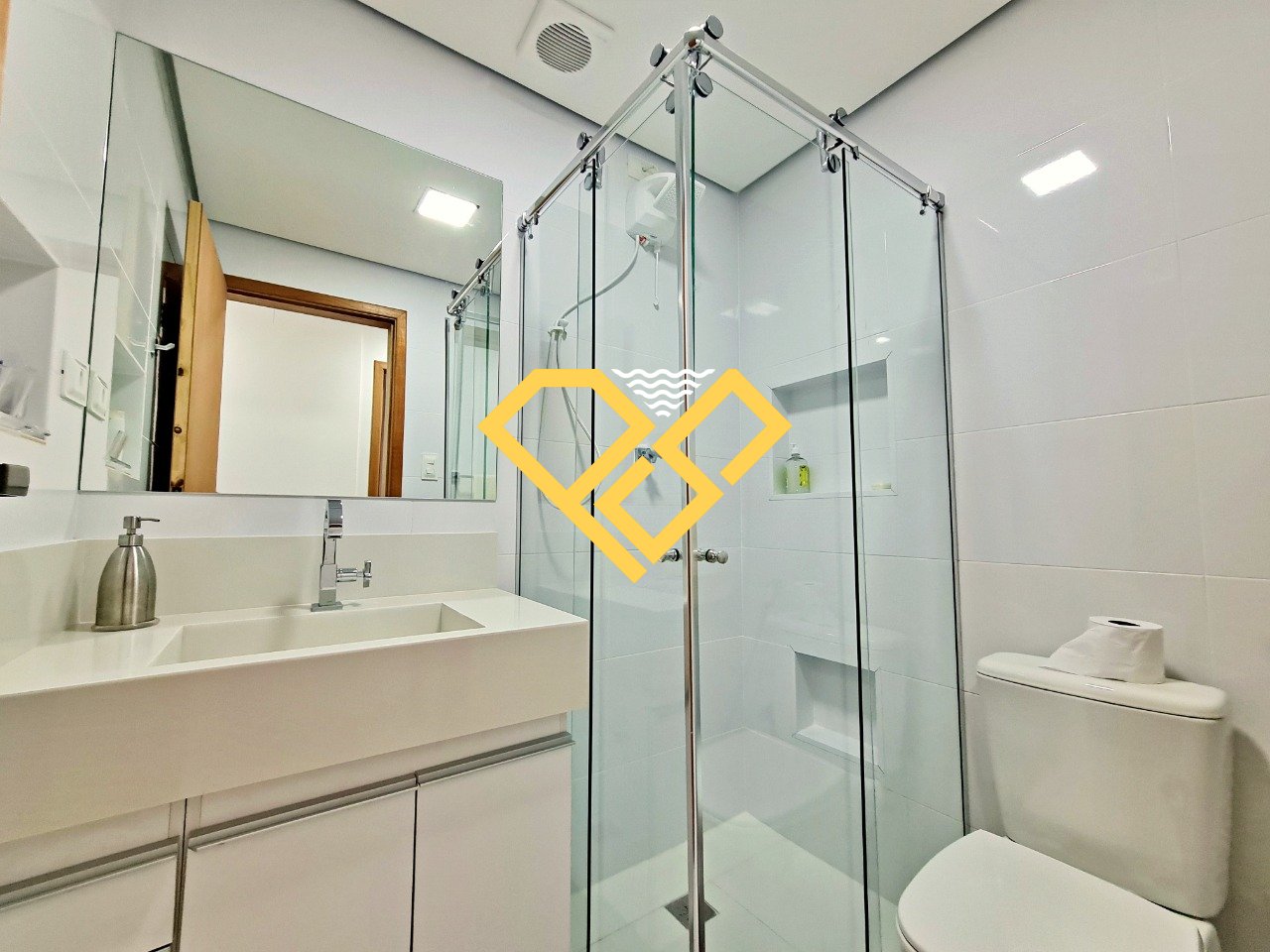 Apartamento à venda no Gonzaga: WC social