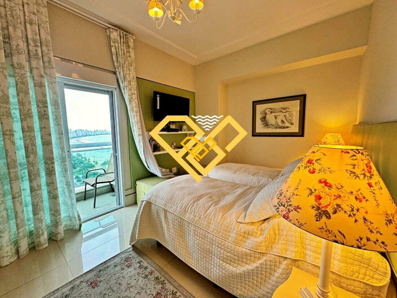 Apartamento à venda no Gonzaga: Dormitório 1 - suíte