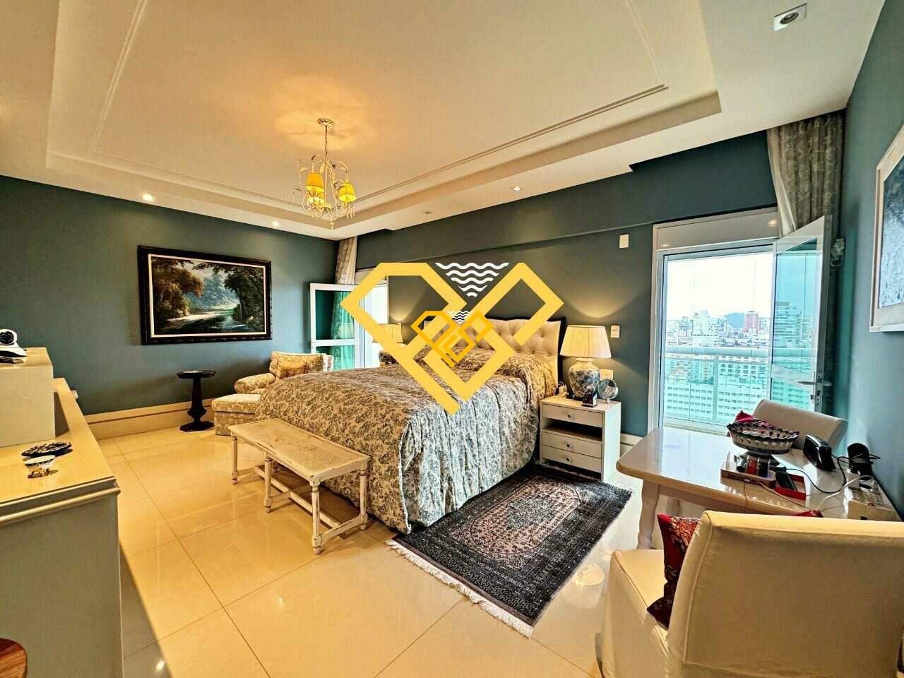 Apartamento à venda no Gonzaga: Dormitório 4 - suíte master