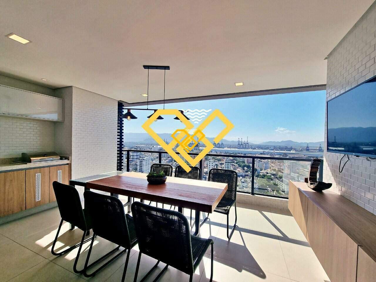 Apartamento à venda no Aparecida: Varanda