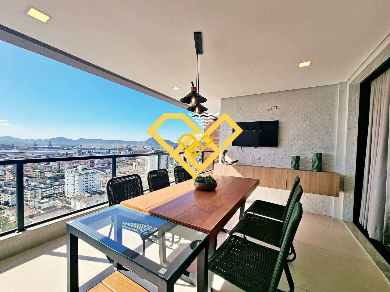 Apartamento à venda no Aparecida: Varanda