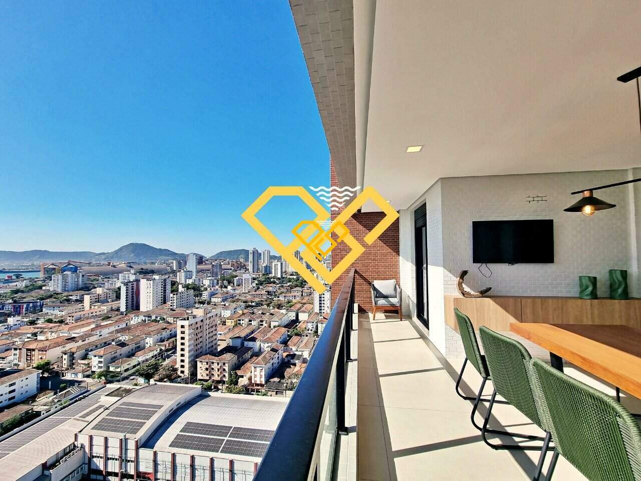 Apartamento à venda no Aparecida: Vista varanda